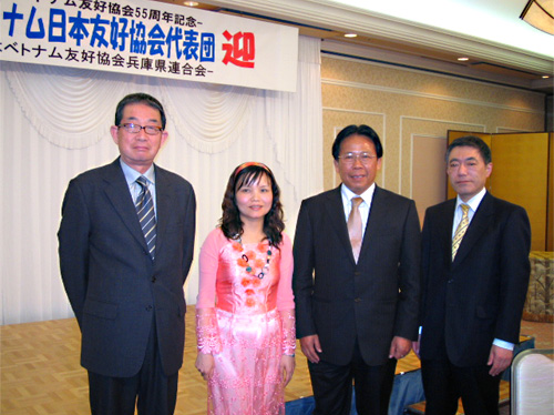 ベトナム日本友好協会会長　ギエム・ヴー・カイ会長歓迎会